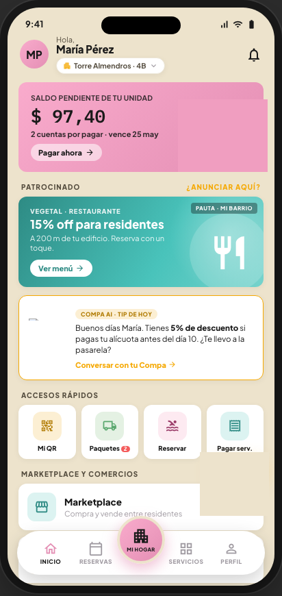Tu hogar. En tu bolsillo